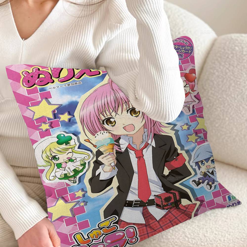 Shugo Chara Japan Anime Cushion Cover Polyester Sofa Cushions Decorative Throw Pillows Home Decoration Pillowcover