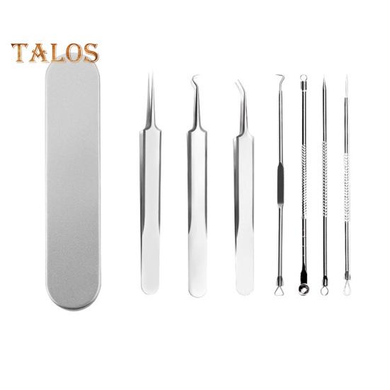 

Набор пинцетов для удаления черных точек, набор зажимов для прыщей из нержавеющей стали с нескользящей ручкой, удобный инструмент для удаления прыщей, уход за кожей C