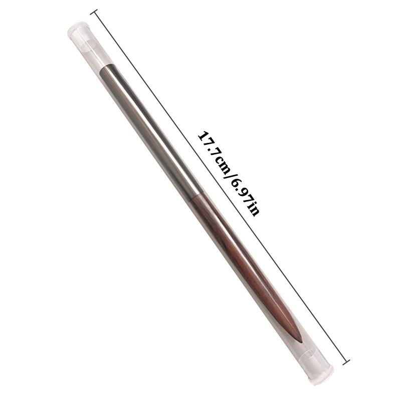Walnut Wood Uv Gel Polish Gradient Nail Art Ombre Painting Pen With Cover Detail Brush Drawing Brush High Quality Manicure Tool