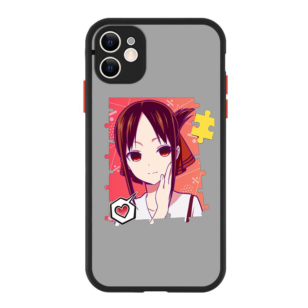Liebe ist Krieg Anime Fujiwara Kaguya Luxus Mattes Handyhülle Für iPhone 13 14 12 11 Pro Max XR XS X 7 8 Plus Silikon Bumper Hülle