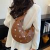 Rivet Crescent Armpit Bag Shoulder Women's Bag