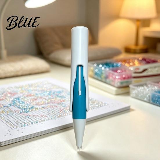 Automatic Drill Pen Rhinestone Art Bead Dispenser Painting Applicator Tool No Wax Needed Wax-free Reloadable for 2.8mm Round Drills