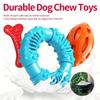 3-Pack Dog Chew Toys for Aggressive Chewers,Rubber Dog Toy for All Breeds Dog Durable Squeaky Puppy Chew Toys for Teeth Cleaning