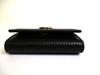 Authentic GUCCI Double G GG Black Leather Gold H/W 6 Pics Key Chain #b092  Open Box