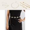 Summer Floral Metal Waist Chain Accessory For Womens Fashion