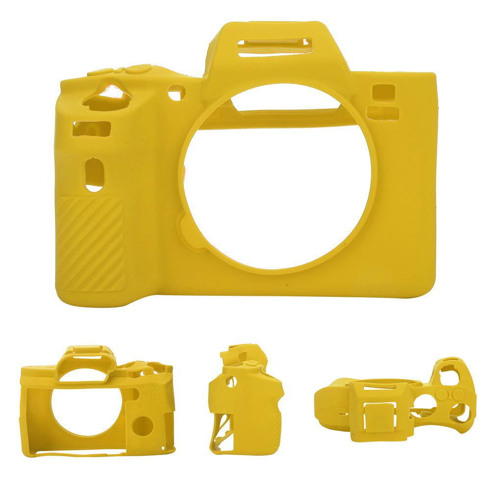 Healthy and Tough Digital Camera Silicone Cover for Sony A72 A7R2  A7S2 Washable ProtectorYellow