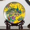 26CM Ceramic Plate Ornaments Home Decorations Furnishings Flower Arrangement Home Crafts Modern With Base
