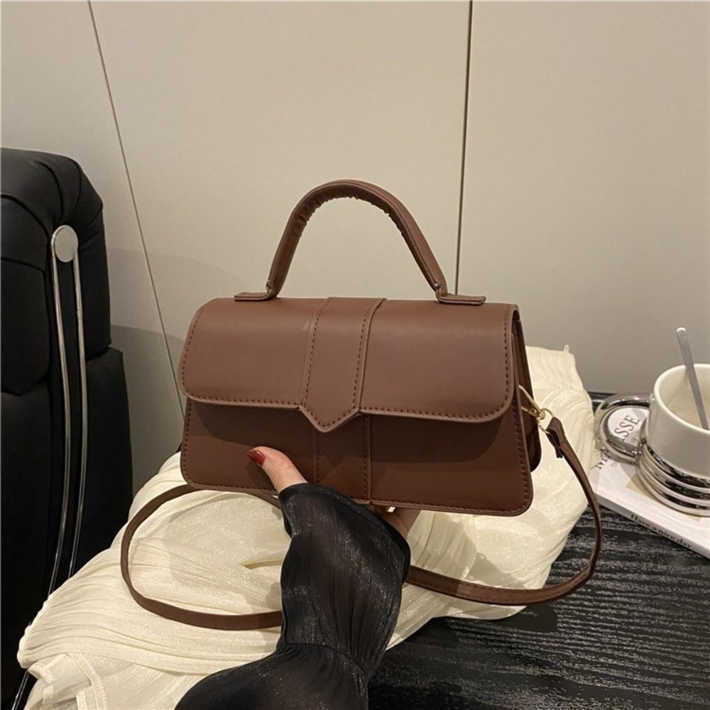 

Casual Pu Leather Shoulder Bag Square Underarm Bag Crossbody Bag