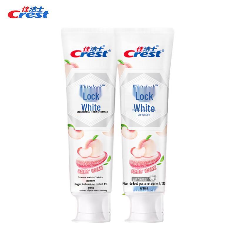 

Зубная паста Crest Dual Whitening со вкусом белого персика