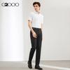 G2000 Mall-Matching Cotton Blend Oxford Cotton Short-Sleeve Shirt, White, S/03