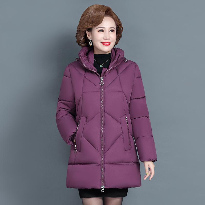 Women Winter Coat Warm Thicken Cotton Padded Jacket Winter Cotton Coat Loose Parkas Plus Size