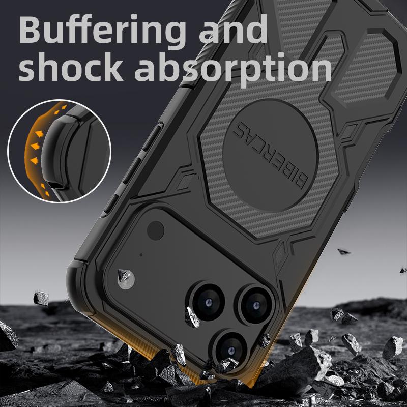 Translucent Frosted Phone Case for IPhone 17Air 16E 17 16 15 14 13 Pro Max Magnetic Wireless Charging Anti-Drop Protective Cover