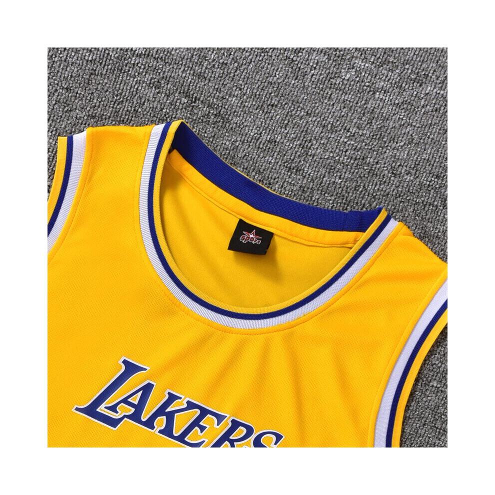 James Jersey No. 23 Lakers Children's Basketball Uniform Set