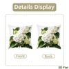 White Hydrangea Pillow Cases Soft Pillow Covers for Home Bedroom Sofa Flower Cushion Covers Birthday Party Baby Shower Supplies