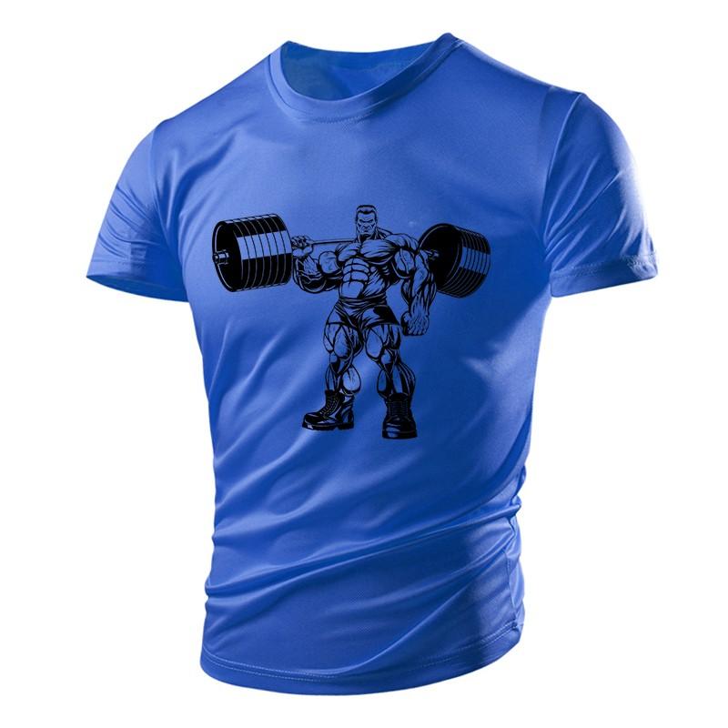 

Летняя мускулистая мужская футболка для фитнеса с 3D принтом и короткими рукавами, свободная футболка с круглым вырезом для уличного фитнеса, 6XL 6XL