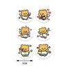 500Pcs Self Adhesive Diy Decoration Butter Bear Cartoon Animal Cute Waterproof Decorative Sticker Tablet Phone Case Sticker