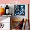 Halloween Toilet Creative Skeleton Play Phone Pattern Home Wall Sticker Decor