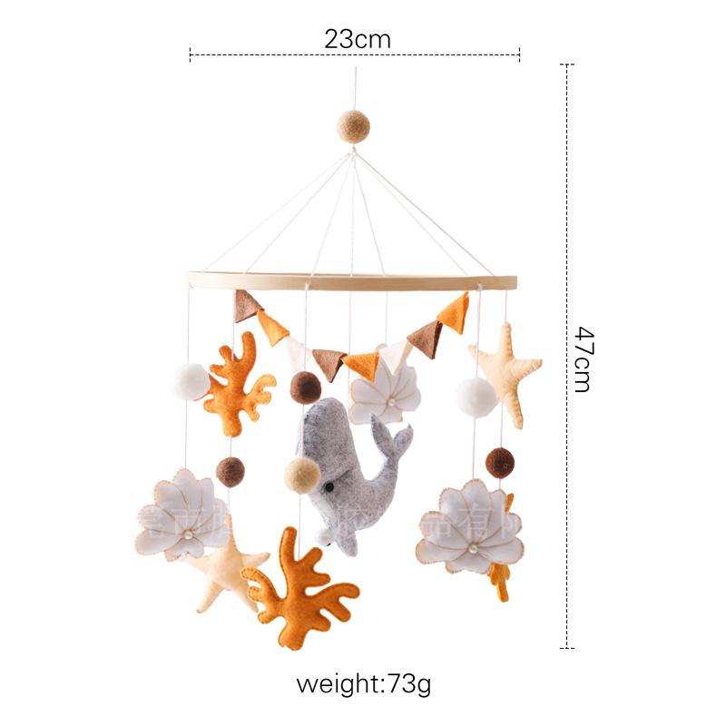 Rotating Crib Mobile: Newborn Baby Sleep Aid & Educational Rattle Toy
