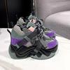 Fashion Women Chunky Sneakers New 2024 Autumn High Platform Dad Shoes Women Casual Trainer Sneakers Thick Sole Vulcanize Shoes 9.5CM