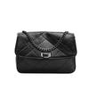 2025 New Women's Bag Small Style Quilted Chain Bag Fashionable Single Shoulder Small Square Bag Commuter Crossbody Bag