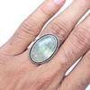 Prehnite Gemstone Handmade Silver Jewelry  "8"