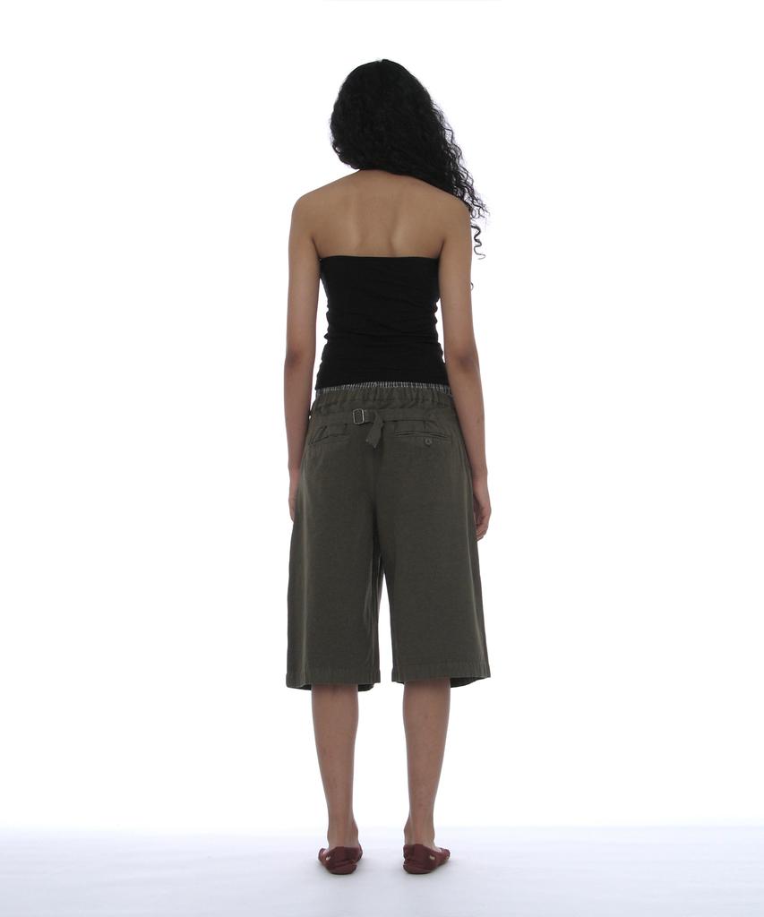 PARTIMENTO WOMEN Deconstructed Strapless Top_Black