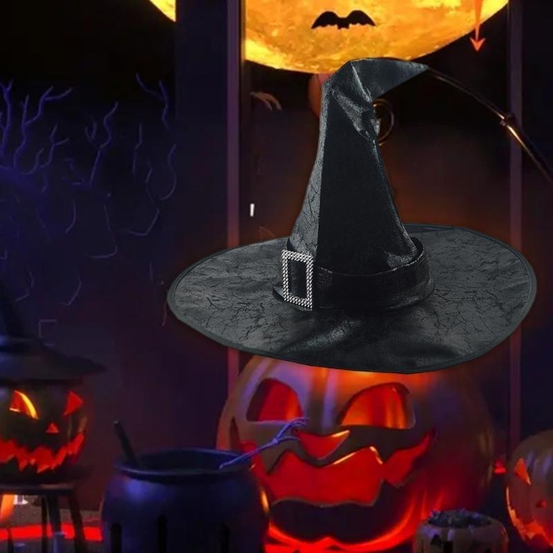Halloween Wizard Witch Hat Masquerade Party Cap Fancy Dress Costume Cosplay Acce top sale