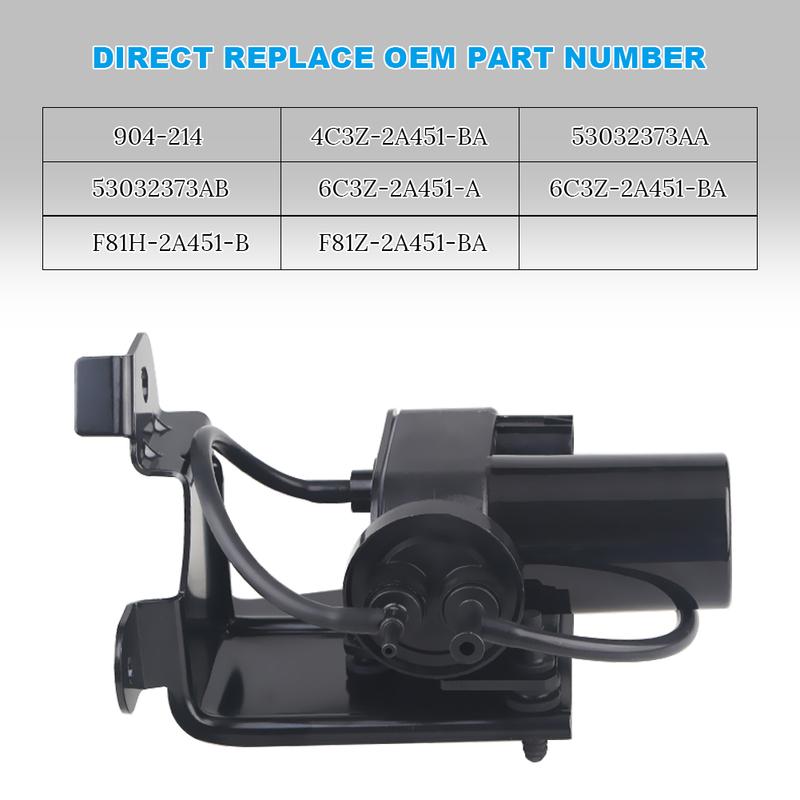 6C3Z2A451A Electric Vacuum Pump For Ford F250 F350 F450 F550 Super Duty F650 F750 Excursion E-350 E-450 Dodge Ram 2500 3500