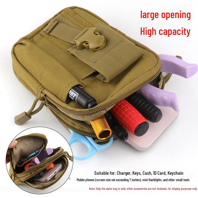Men's Camouflage Tactical Waist Pack for Outdoor Activities