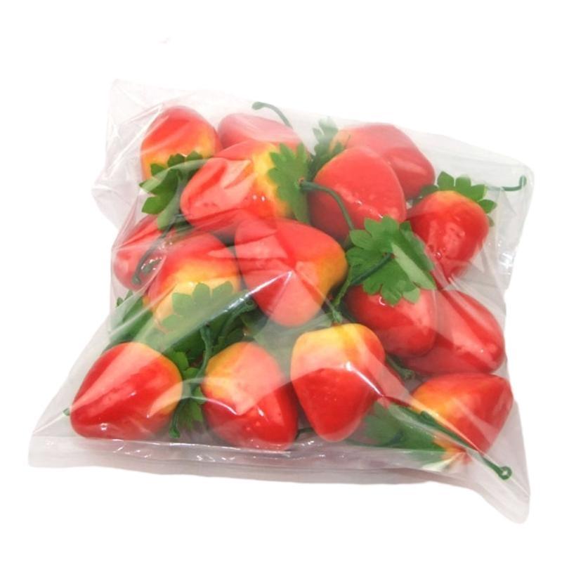 652F 20pcs Artificial Lemon Simulation Vegetable Foam Fruit for Wedding Decor