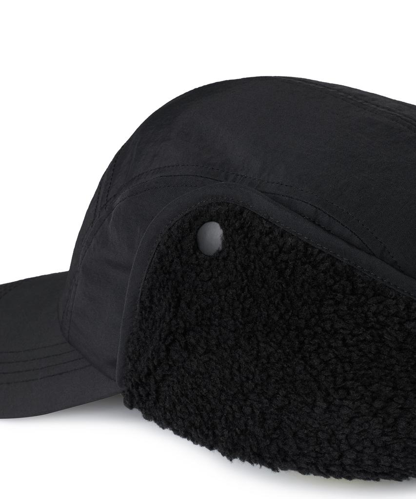 MUSINSA STANDARD Earflap Camp Cap [Black]