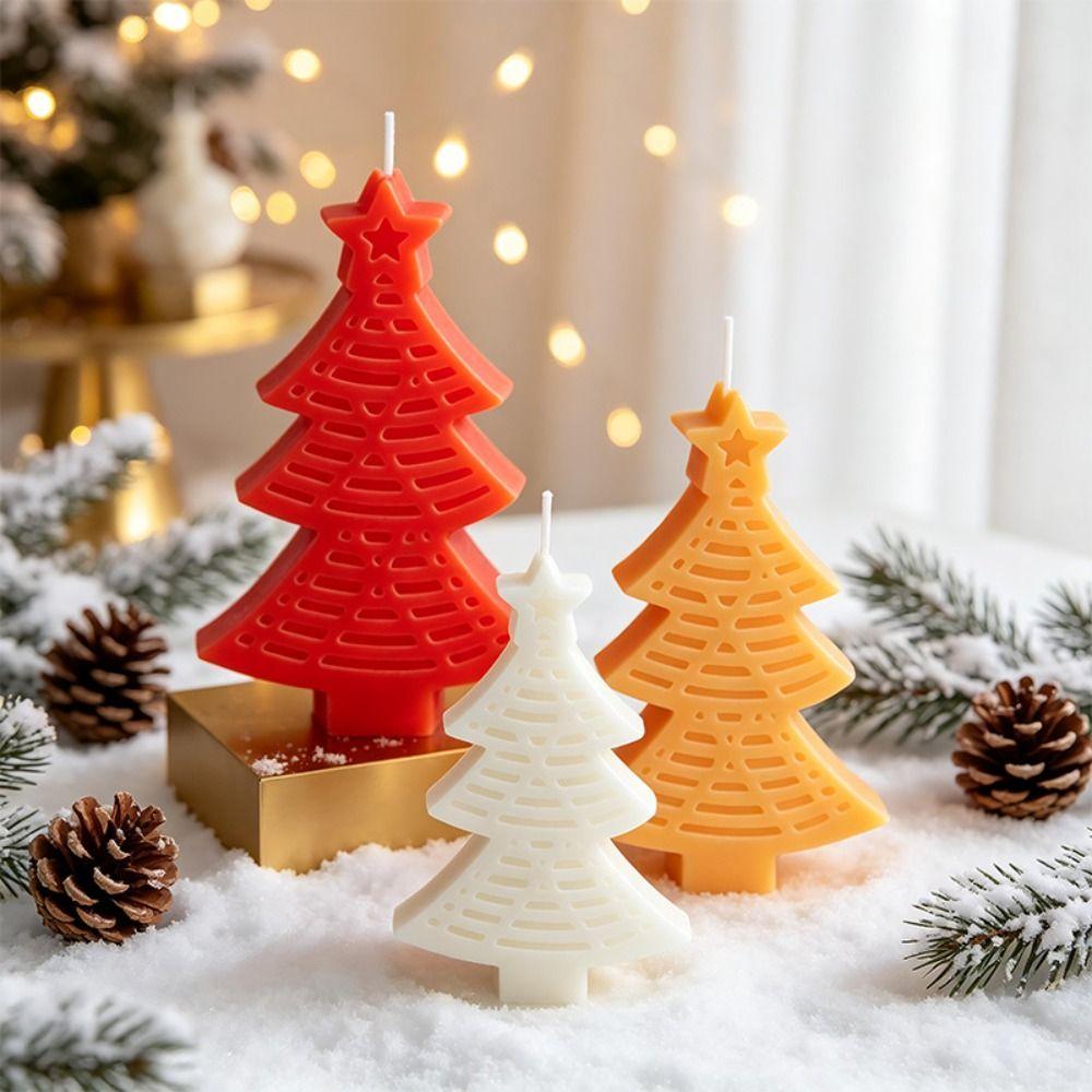 Reusable Christmas Tree Silicone Mold Food Grade Mousse Mold Chocolate Muffin Mold  Baking Decor
