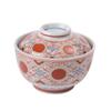 Gaiwan en Céramique Japonaise Bain-Marie Soupe & Dessert Bol avec Couvercle & Assiette Ensemble
