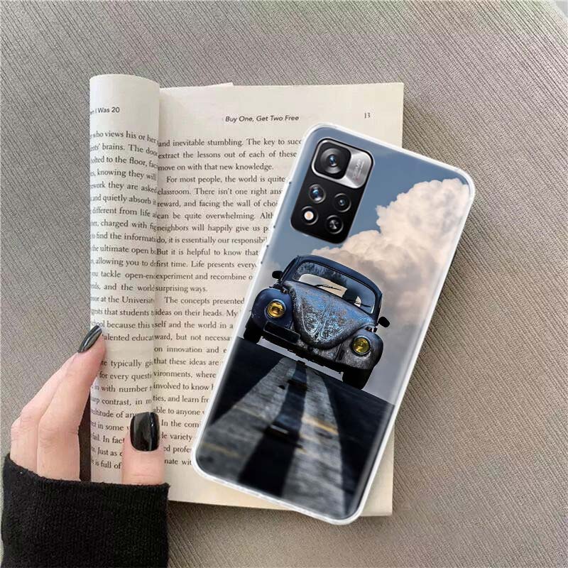 I like the Beetle Phone Case For Redmi Note 13 12 Pro Plus 14 15 Pro 5G 11 11T 11E 11S 10 Pro 10S 9 9S Cover Cell Clear TPU Capa