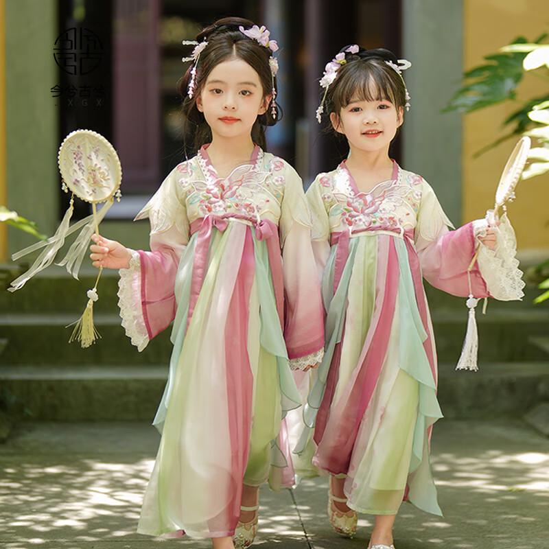 Девичье платье-принцесса в стиле Ханьфу Осень/Весна 100