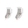 6Pairs Dispensing Baby Cotton Socks Non-slip Breathable Toddle Short Tube Socks Solid Color Autumn Spring Infant Socks Children