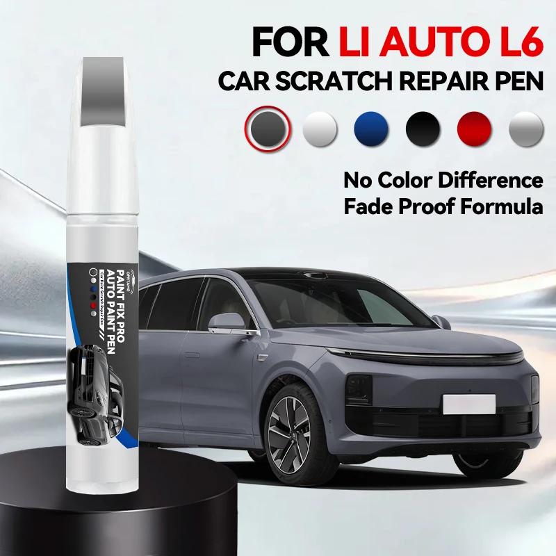 Vehicle Dedicated Exclusive For LI AUTO L6 1990-2026 Paint Repair Pen Touch Up Scratch Remover DIY Auto Accessories Black White