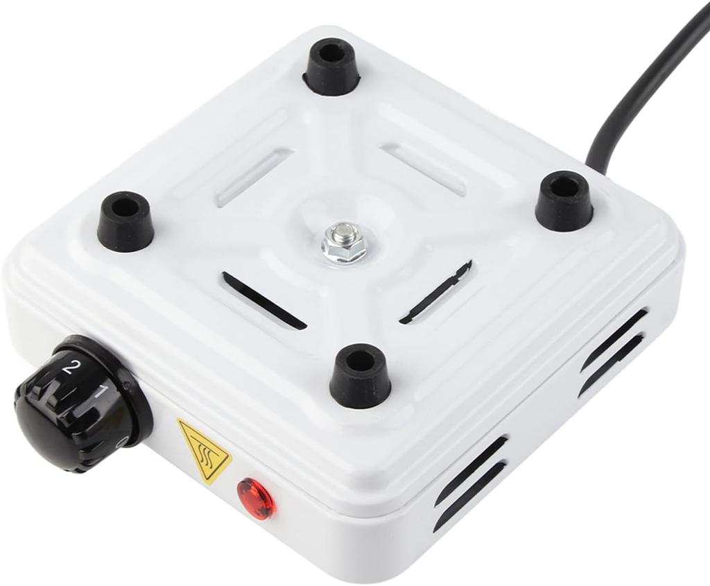 Hot Plate for Candle Making Portable Electric Tea Warmer Stove for Boil Coffee Tea Melting Wax Chocolate Candy Heating Burner