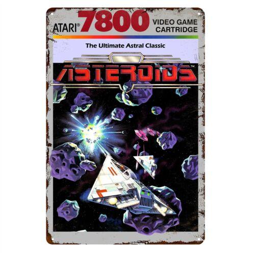 Asteroids Retro Video Game Metal Poster Tin Sign 2030cm  aluminum 20x30cm（7.8x11.8inch）