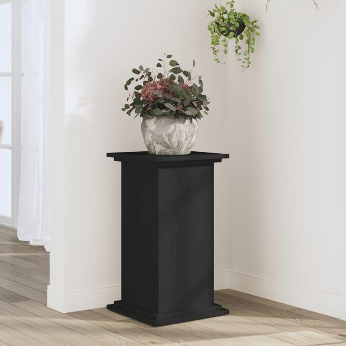 VidaXL Plant Stand Black 33x33x60 Cm Engineered Wood 852961