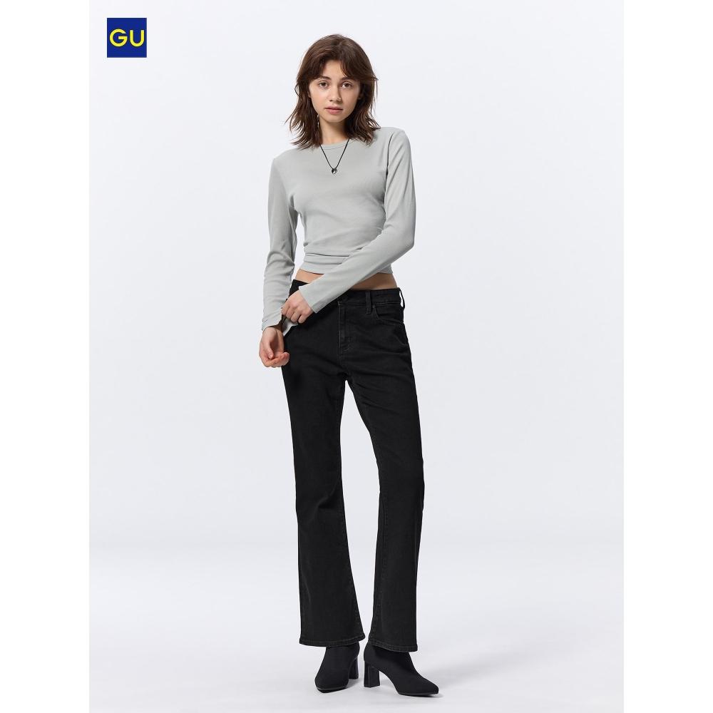 

Uniqlo Gu Slim Flared 09 BLACK/WOMEN S
