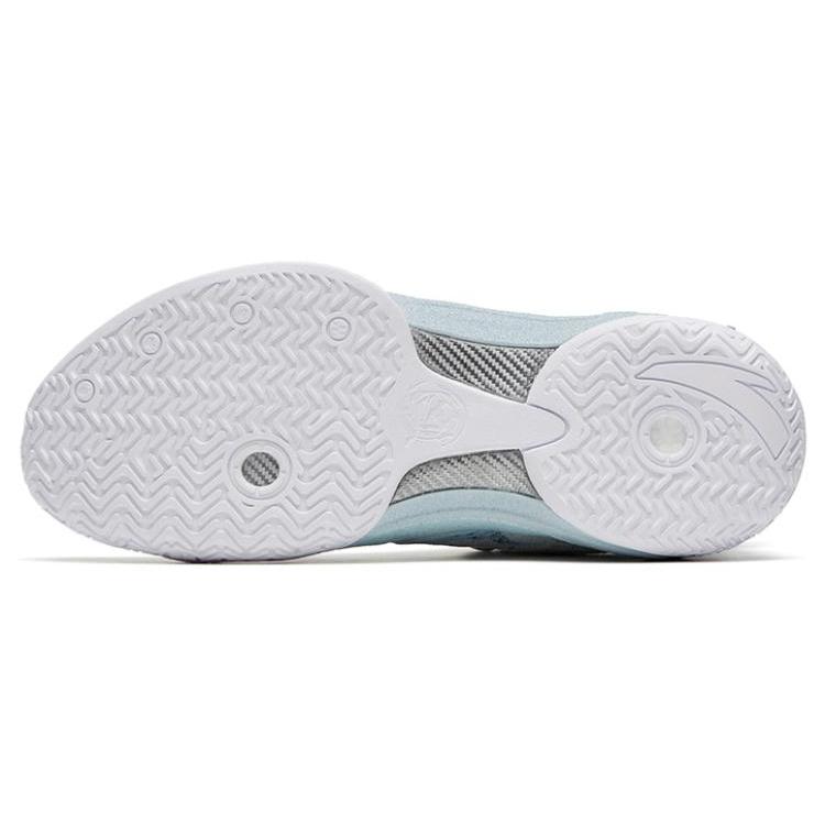 Anta Shock Wave 4 Pro Cushioning Slip Resistant Abrasion Resistant Basketball Shoes Men's Blue 112321111-2