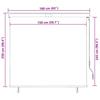 Outdoor Roller Blind 160 x 250 cm Cream