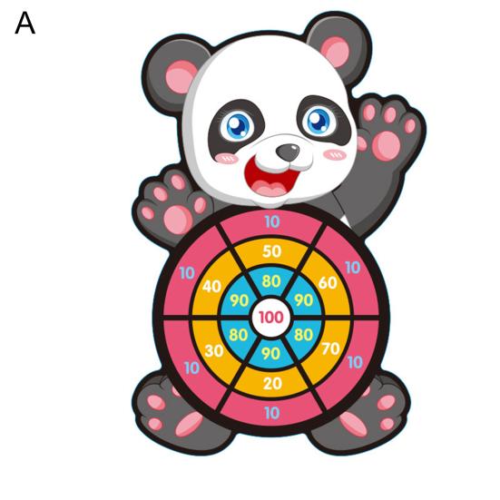 Sticky Cartoon Target Animal Board Balls Herní hračka pro děti a rodiče
