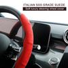 38cm Steering Wheel Cover Deer Fluff 15inch Non-Slip Steering Wheel Booster Cover Auto Car Accessories Cubre Volante