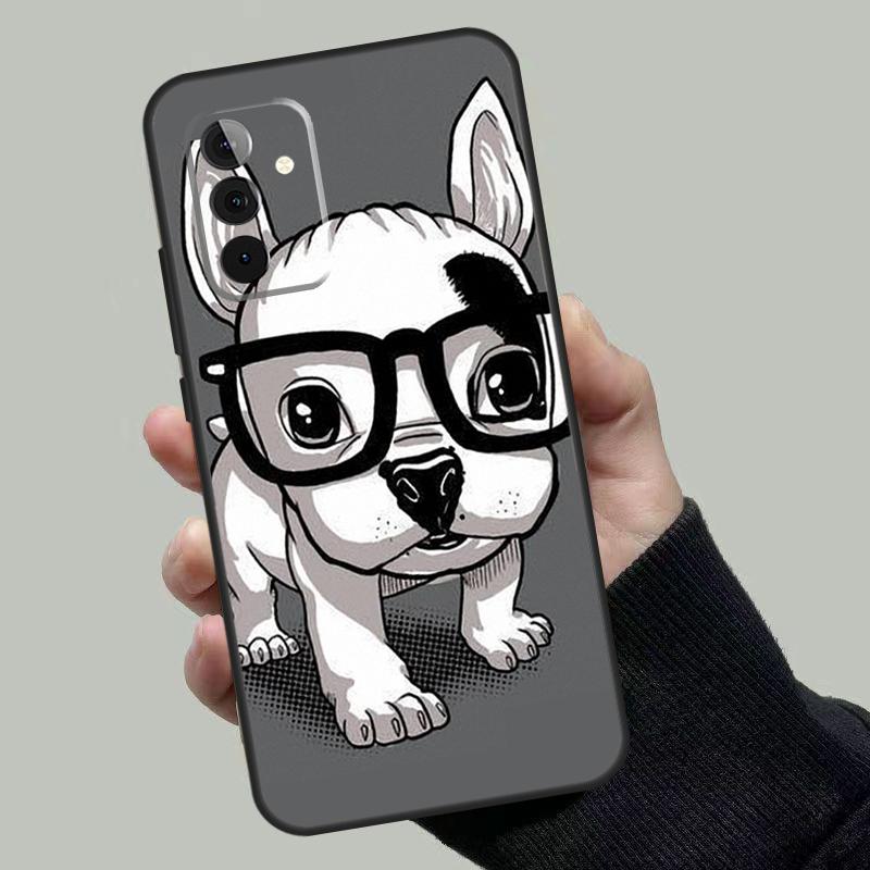 Funny French Bulldog Case For Samsung Galaxy A55 A35 A15 A52 A32 A12 A16 A26 A36 A56 A53 A33 A13 A14 A34 A54 A17