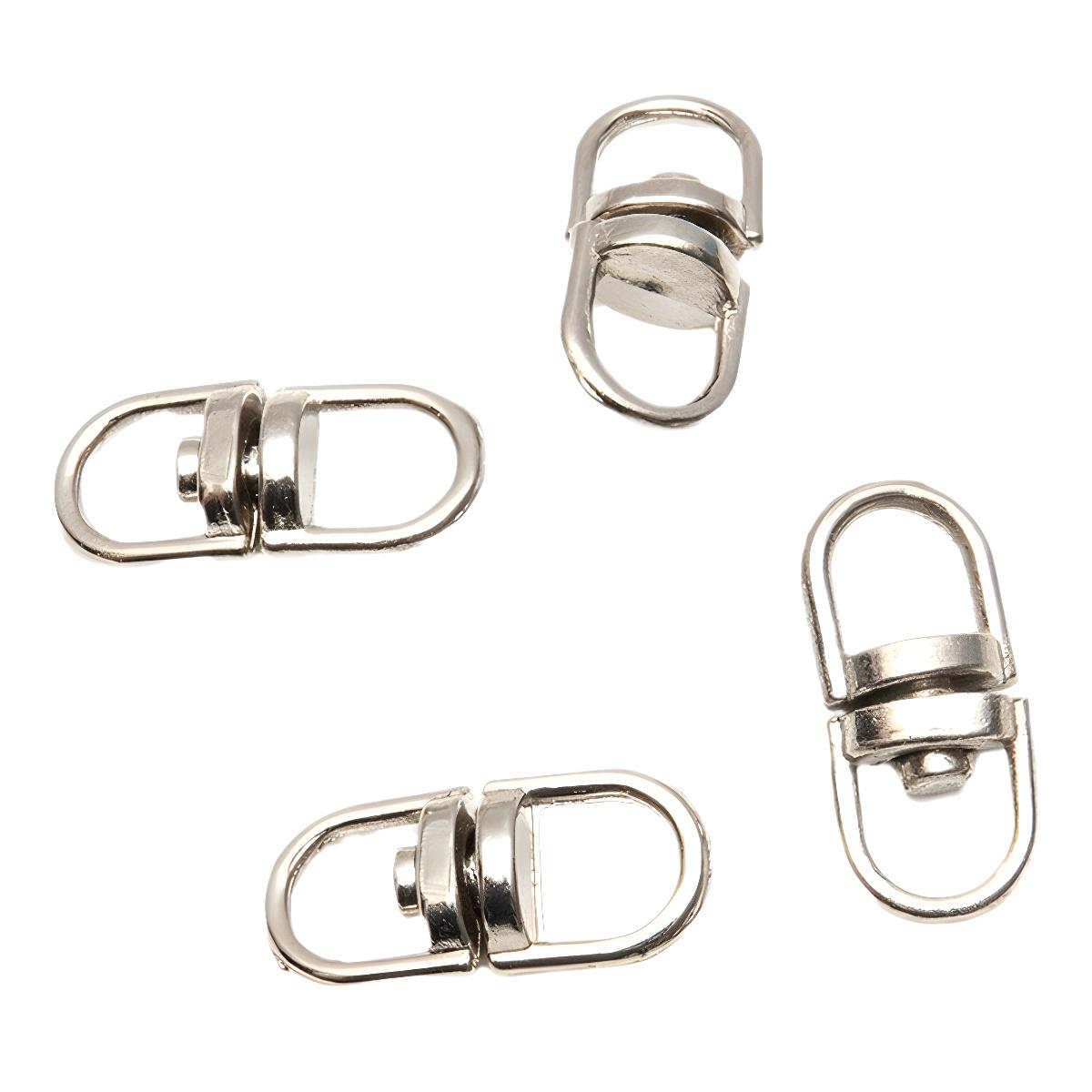 

Rotating Figure-8 Metal Keychain Accessory