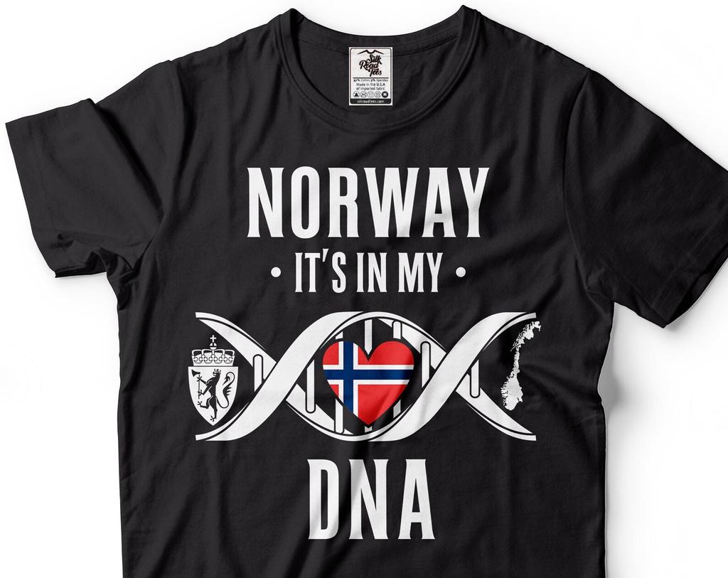 Norway DNA T-Shirt: Patriotic Viking Gift