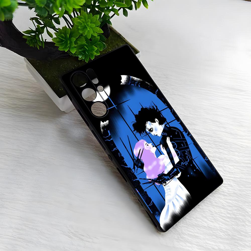 Retro Edward Scissorhands Phone Case For Samsung S26 Ultra S25 Edge Ultra S23 S22 S21 S20 Ultra Plus S24 Fe Cover
