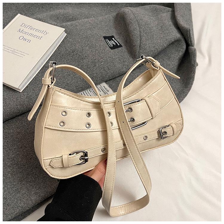 

2025 Нишевая Высококлассная Женская Сумка-Подмышка в Корейском Стиле из ПУ - Коллекция Осень/Зима бежевый